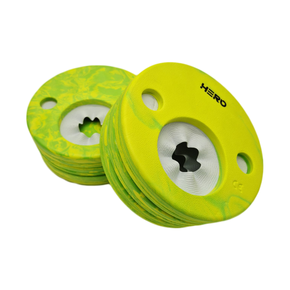 11.1.Set Aripioare pentru copii, 6 Discuri, Verde, Hero Set Aripioare pentru copii