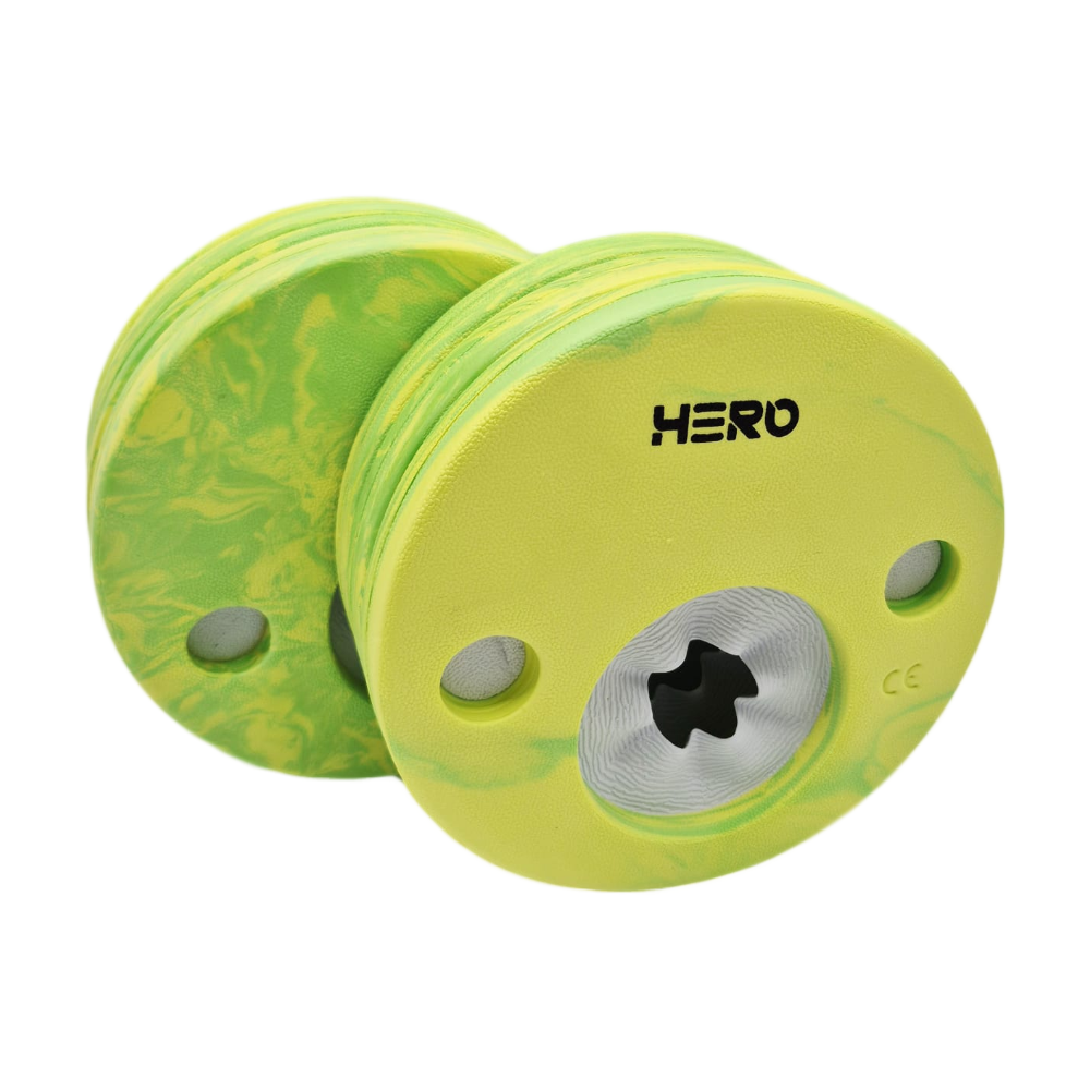 11.2.Set Aripioare pentru copii, 6 Discuri, Verde, Hero Set Aripioare pentru copii